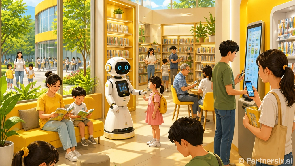 고덕동 무인 스마트도서관, 1분 만에 책 대출 가능