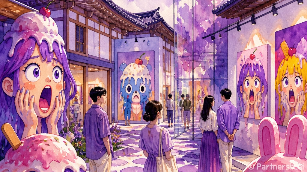 한옥과 팝아트의 이색 만남, 김포아트빌리지 전시