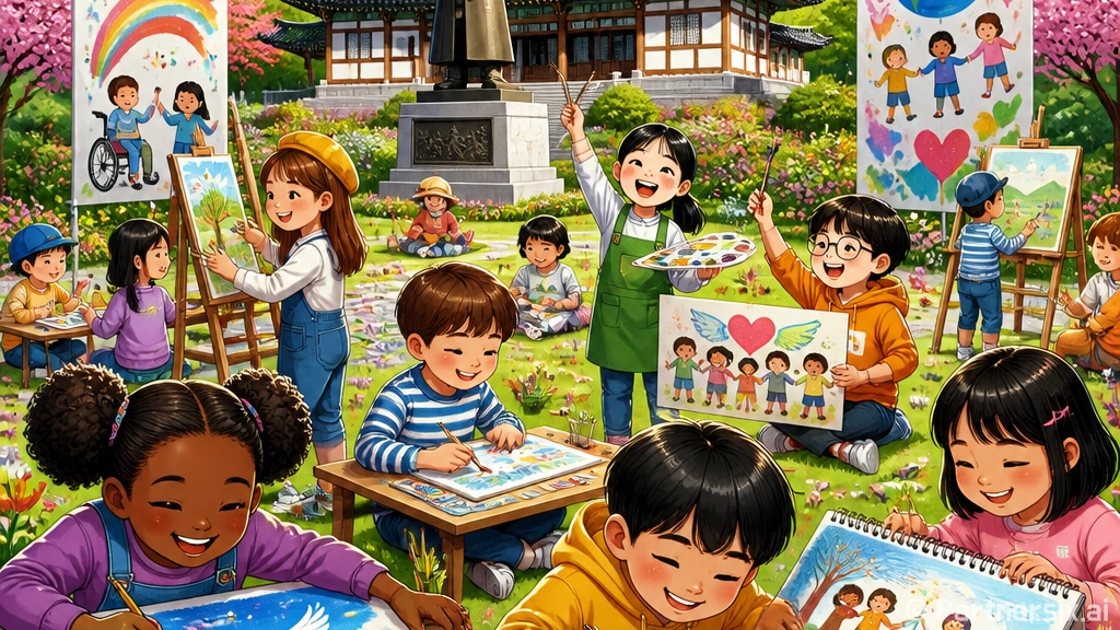 조소앙선생 사생대회, 자유와 평등을 그리다