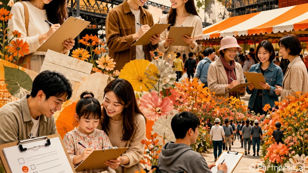 구리시 꽃축제 발전 위한 설문 이벤트