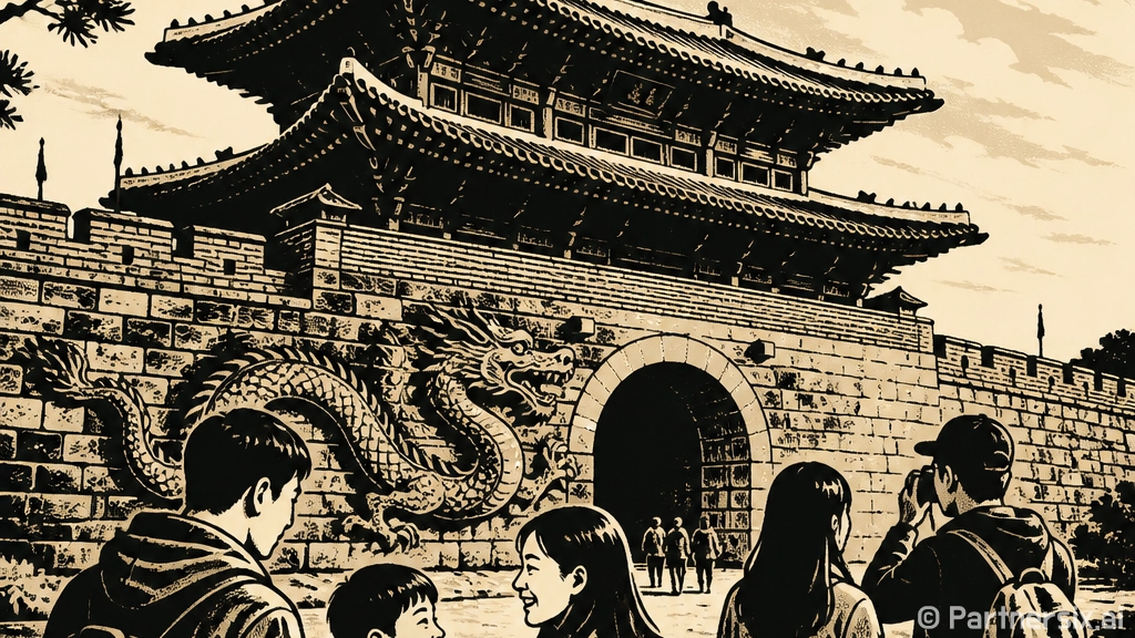 수원화성 창룡문, 밤하늘 수놓은 역사와 빛