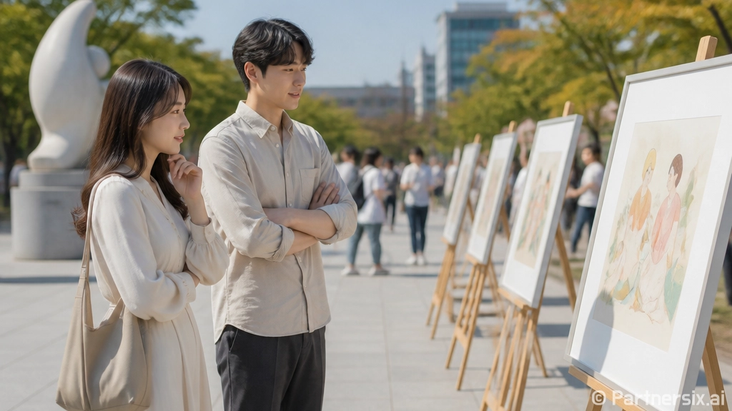 성남시 저출생 극복 수상작 전시 현장
