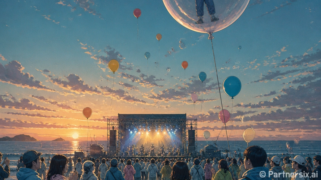 비 속 낭만 가득한 대부도 선셋콘서트