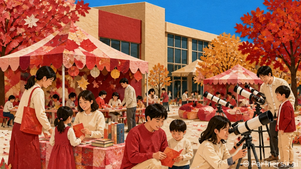 가을 바람 속 9월 독서 축제 현장