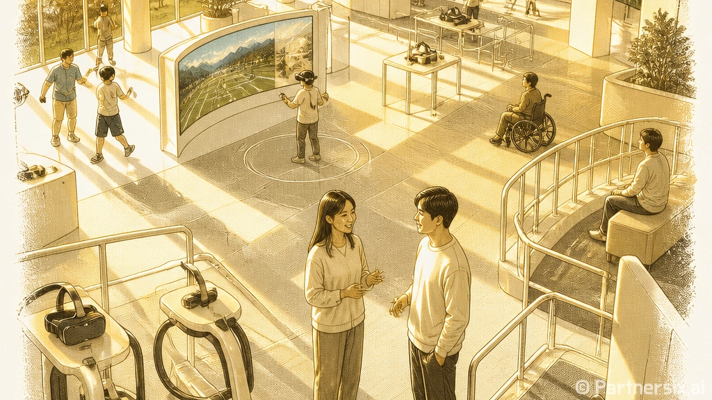 초등생도 즐기는 용인 VR 스포츠센터