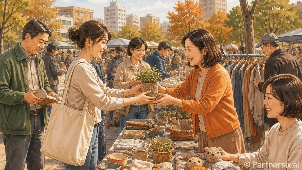 가을 나들이, 광명 녹색나눔장터로 오세요