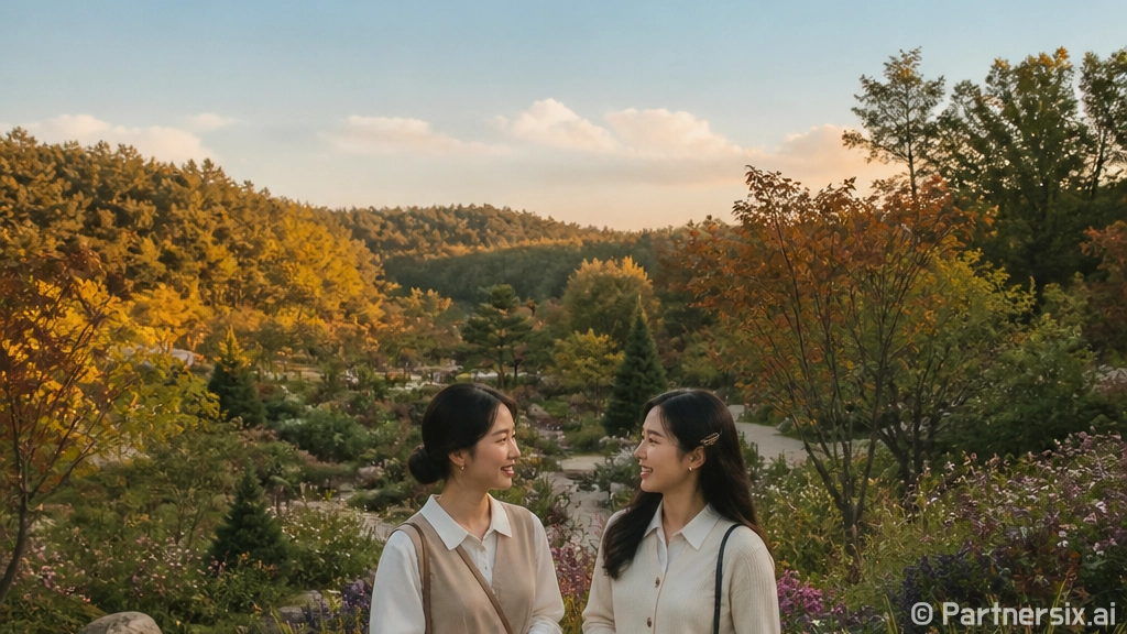 일월수목원 가을 정취 만끽 산책길