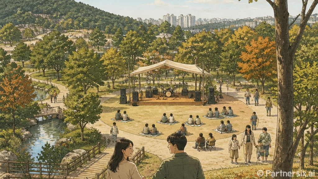 초막골 밤하늘 수놓…