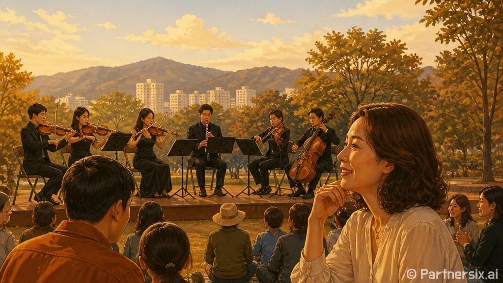 가을밤 수놓은 과천시립예술단 음악회