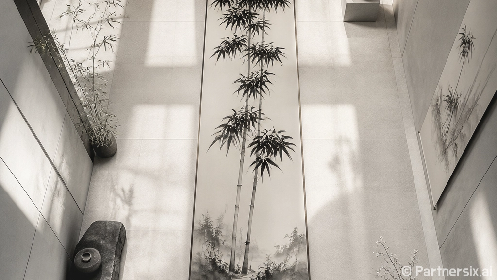 오산서 만난 묵향의 고요함, 탁영숙展