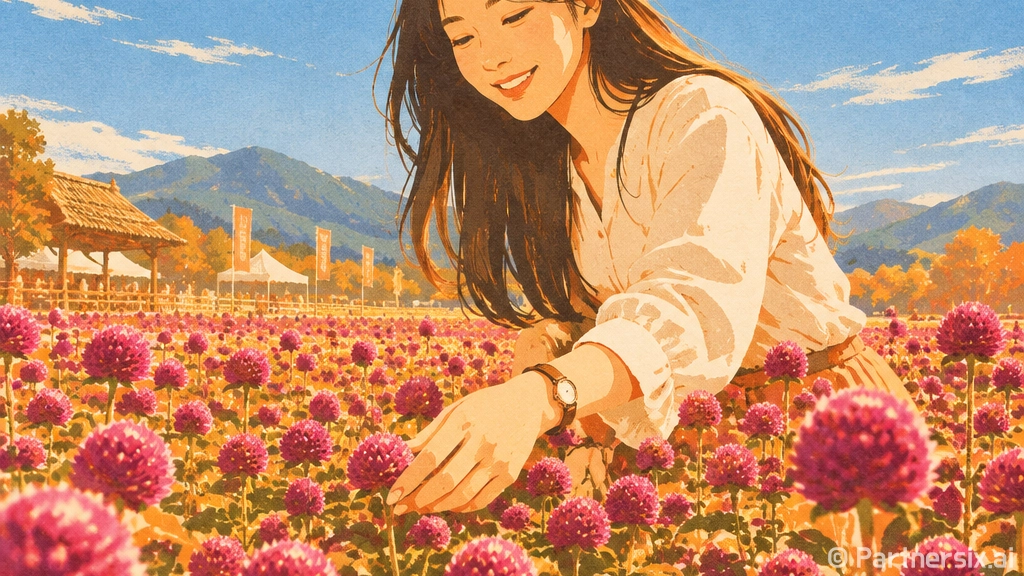 가을 물든 양주 천일홍 축제 개막