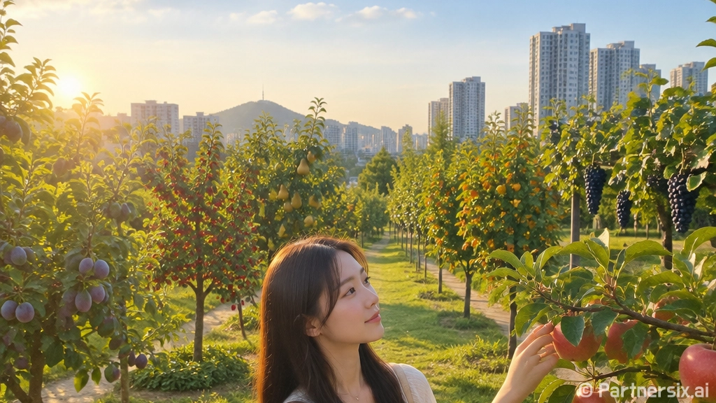 도심 속 과수원에서 만나는 자연의 향기