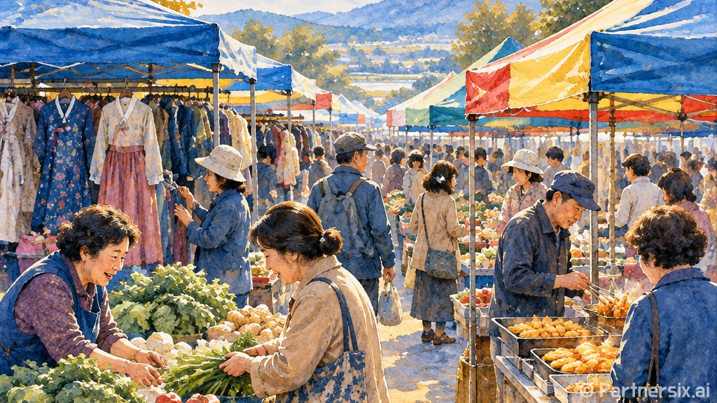 파주 5일장 전통시장 특별한 풍경