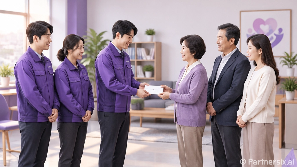 시흥 청수정화, 추석 맞아 이웃돕기 후원금 전달