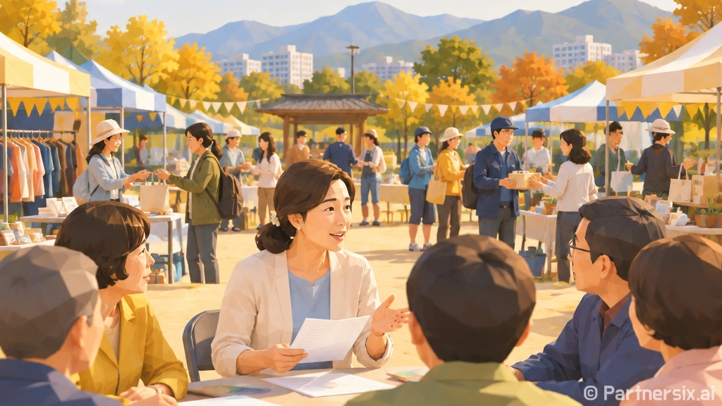 정왕4동 주민총회, 나눔장터와 함께 주민 참여 활발