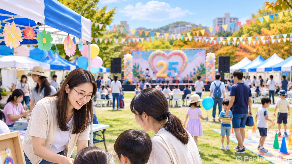 평택 부락복지관 25주년 축제 현장