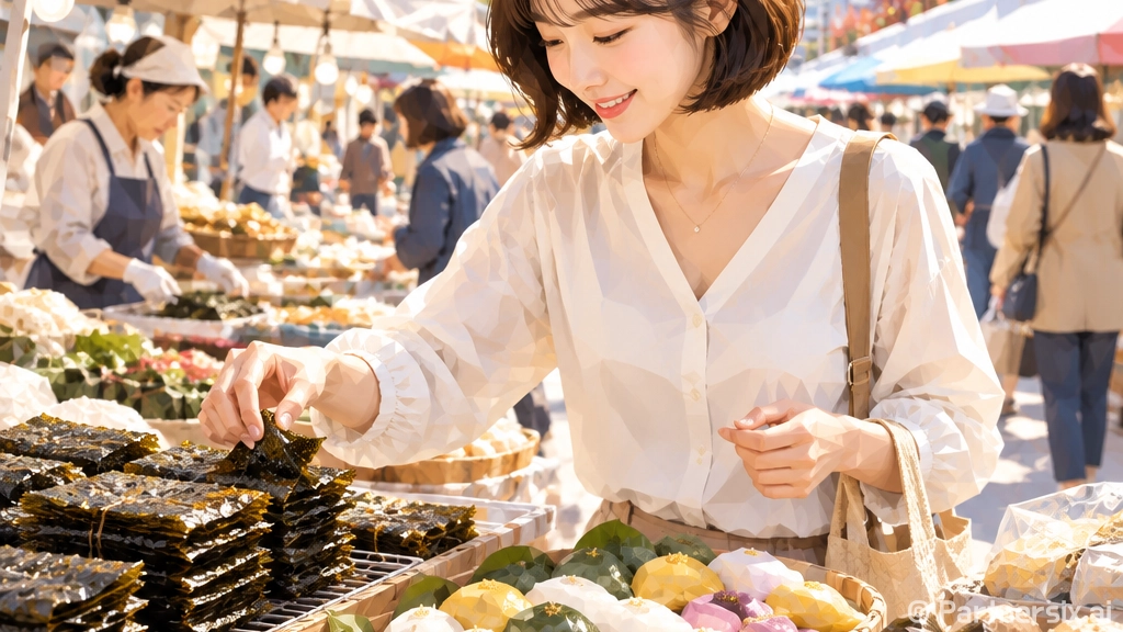 광명새마을시장 명절 장보기와 맛집 탐방