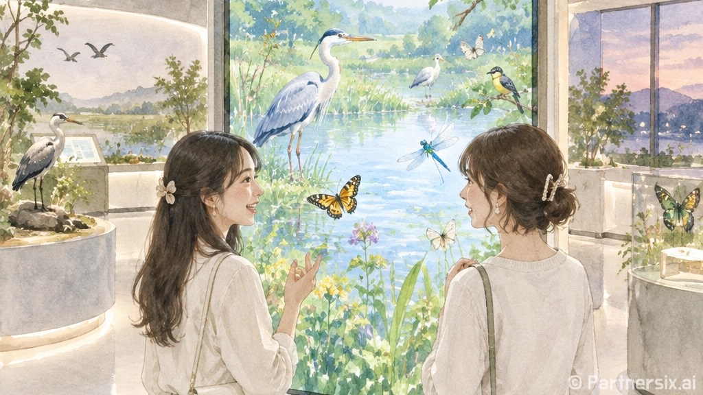 의왕 조류생태과학관 미디어아트 새단장