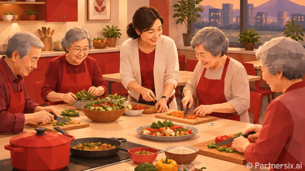 노쇠예방 요리교실, 건강한 밥상으로 활기 충전
