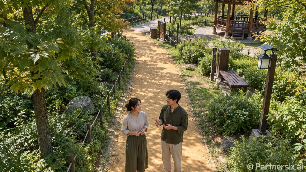 황토길 맨발 산책의 매력 봉담2공원