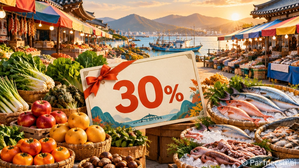 경안시장 농축수산물 30% 환급 행사