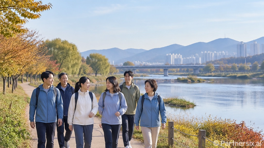 성복천 걷기 챌린지로 건강과 선물 두 마리 토끼