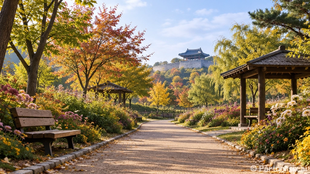 가을바람 속 경기정원 산책
