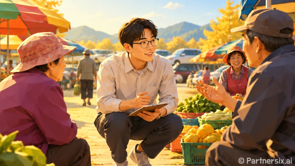 정겨운 장터서 만난 이동시장실 현장 소통