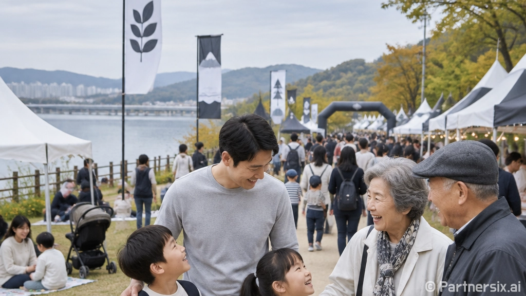 일산호수공원서 만난 가족 걷기 축제