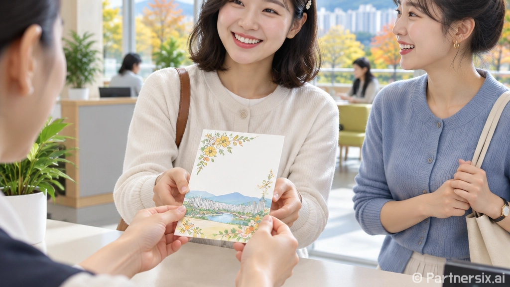 의정부 흥선동 신규 전입 환영 카드 배부