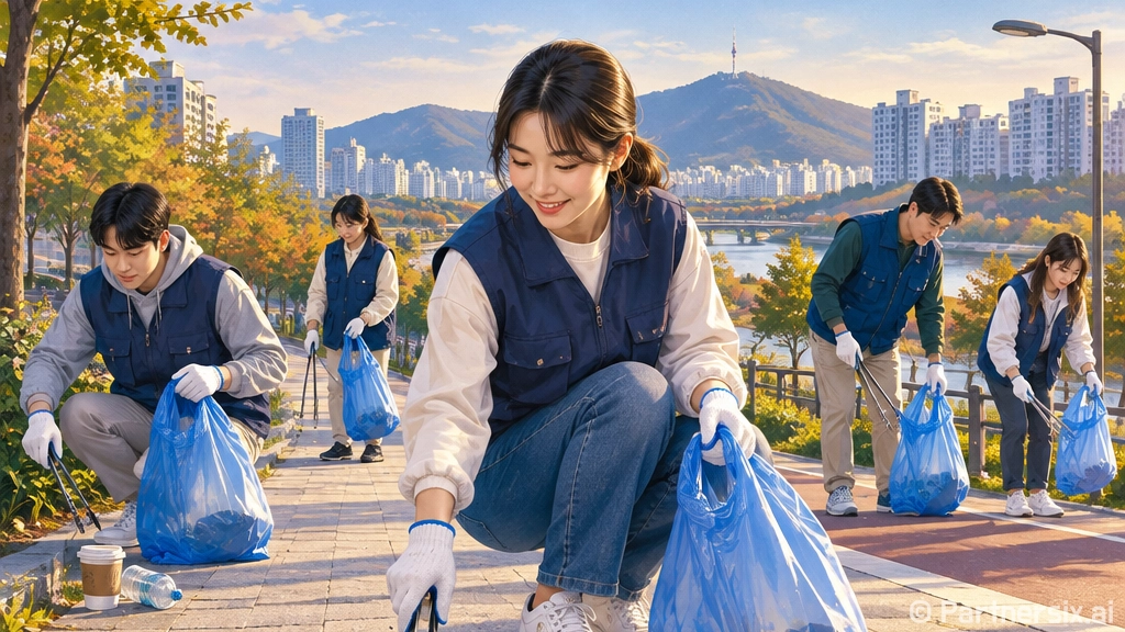 오산시 봉사자들, 깨끗한 거리 만들기 앞장