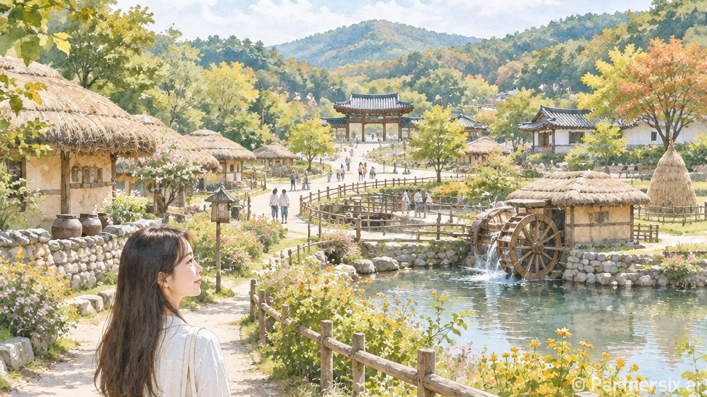 가족과 걷기 좋은 용인농촌테마파크 가을 산책