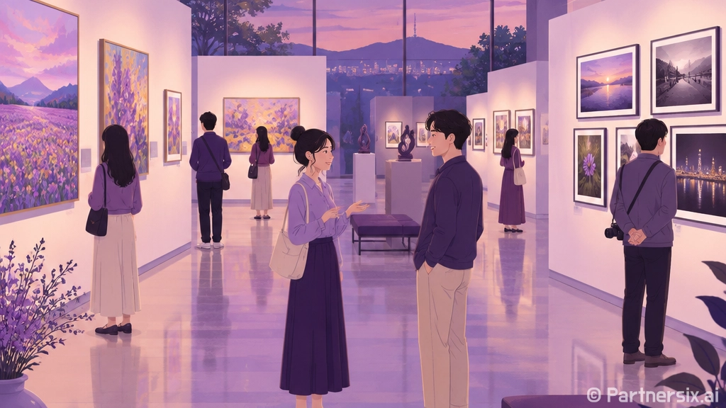 오산미술협회·사진작가협회 전시 현장