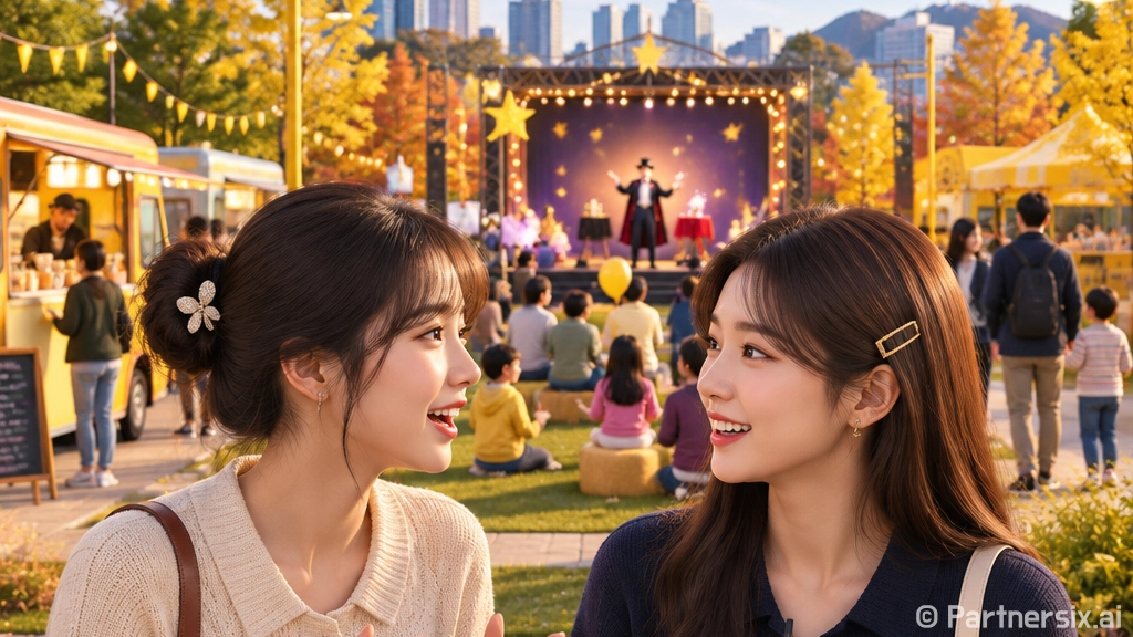 가을밤 수놓은 별빛다올축제 현장