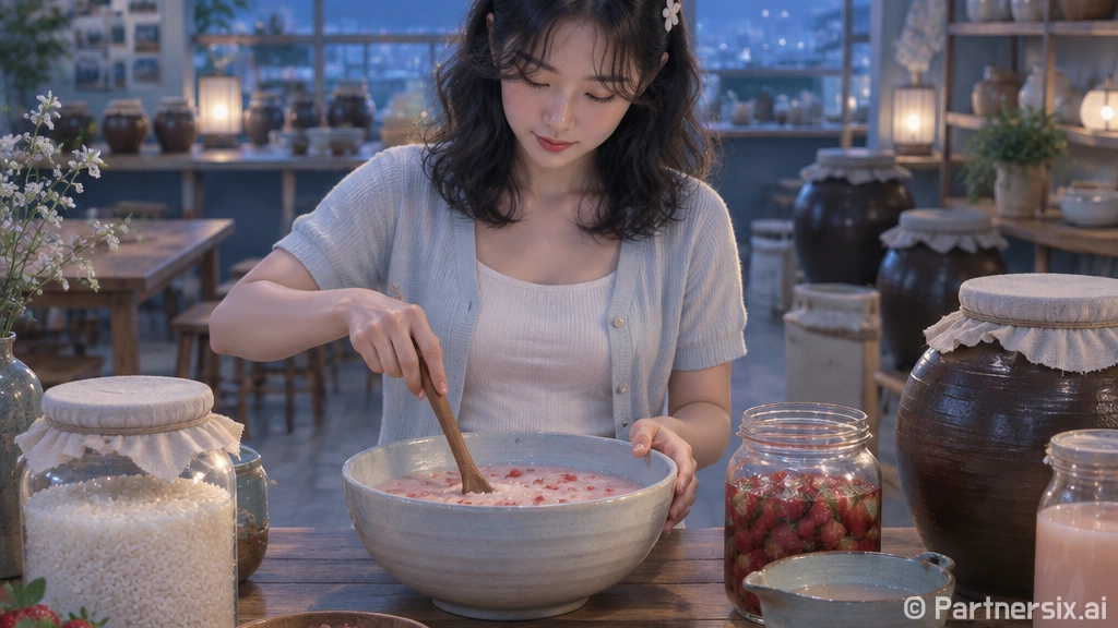 의정부 청년센터 딸기 막걸리 체험기