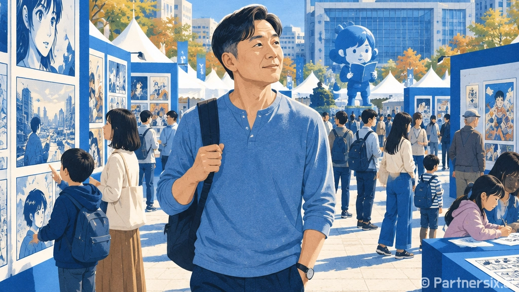 만화로 하나 된 부천국제만화축제 현장