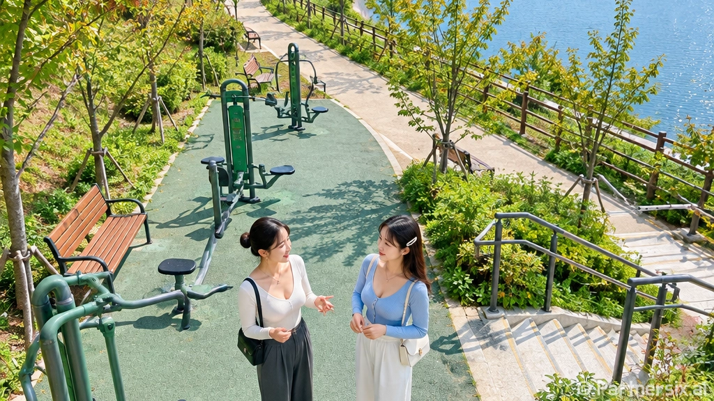 고다니유수지 새단장 산책 명소 변신