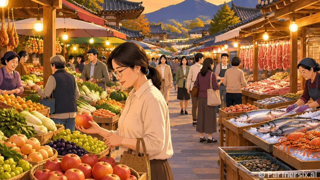 오산 오색시장 추석…