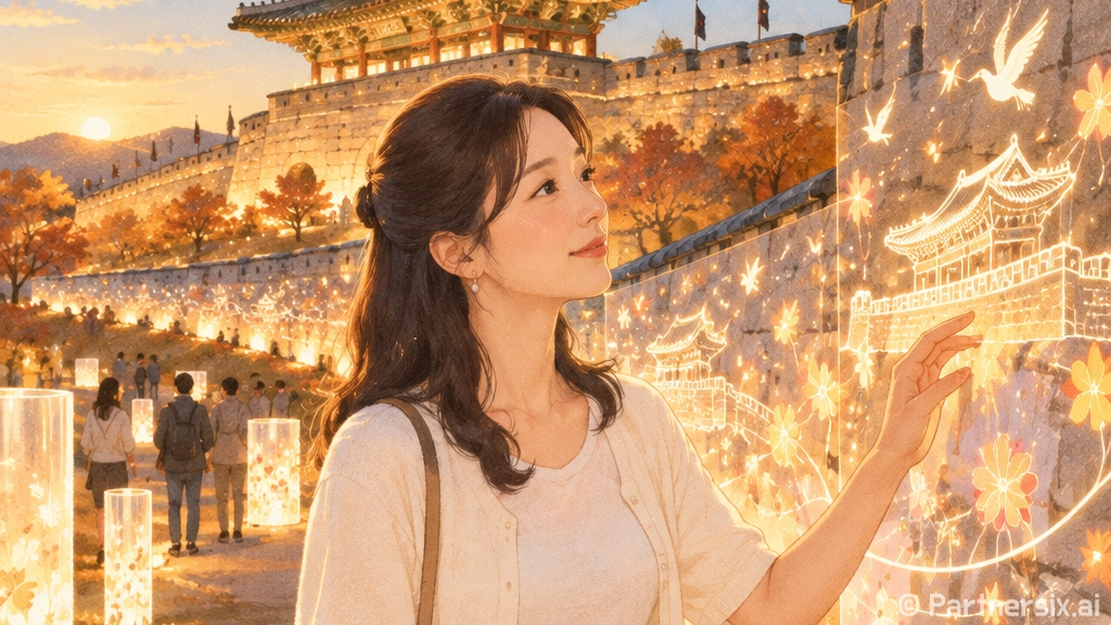 230년 빛으로 잇는 수원화성 미디어아트