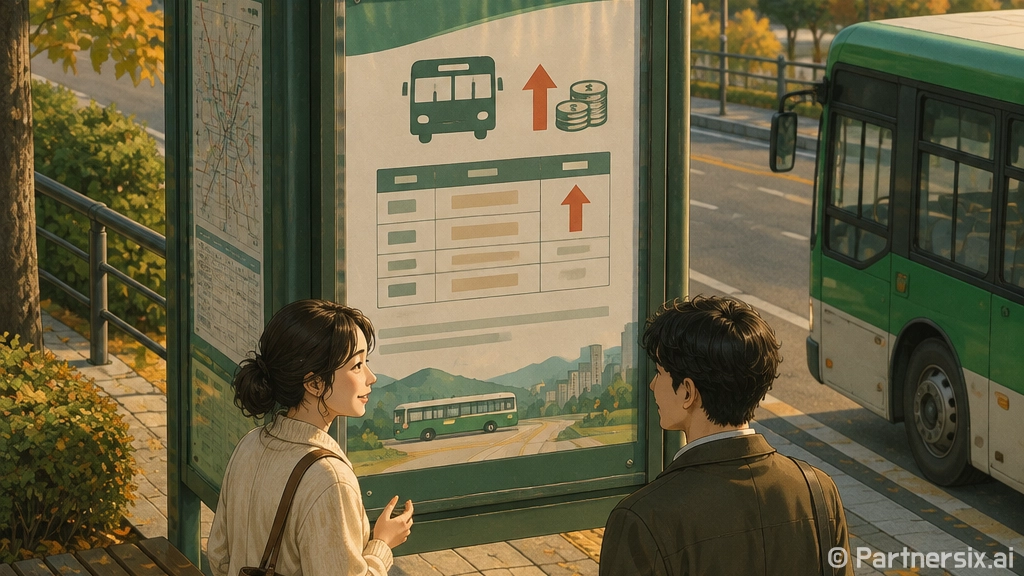 군포시 마을버스 요금 10월 1일 인상