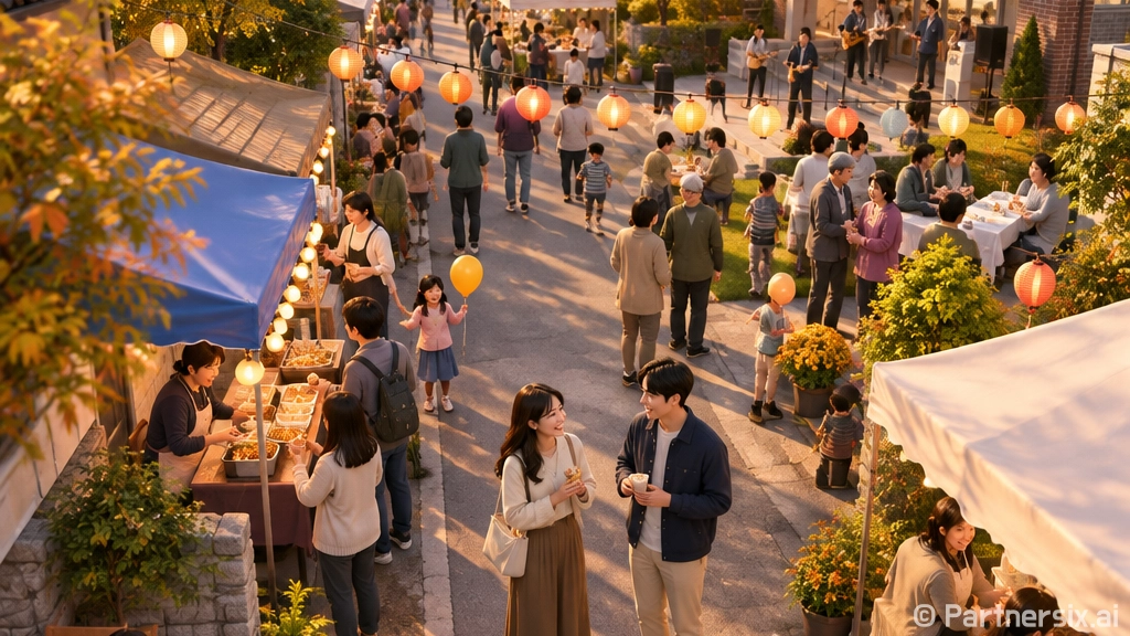 구리 수택2동 통통수이 골목축제 현장