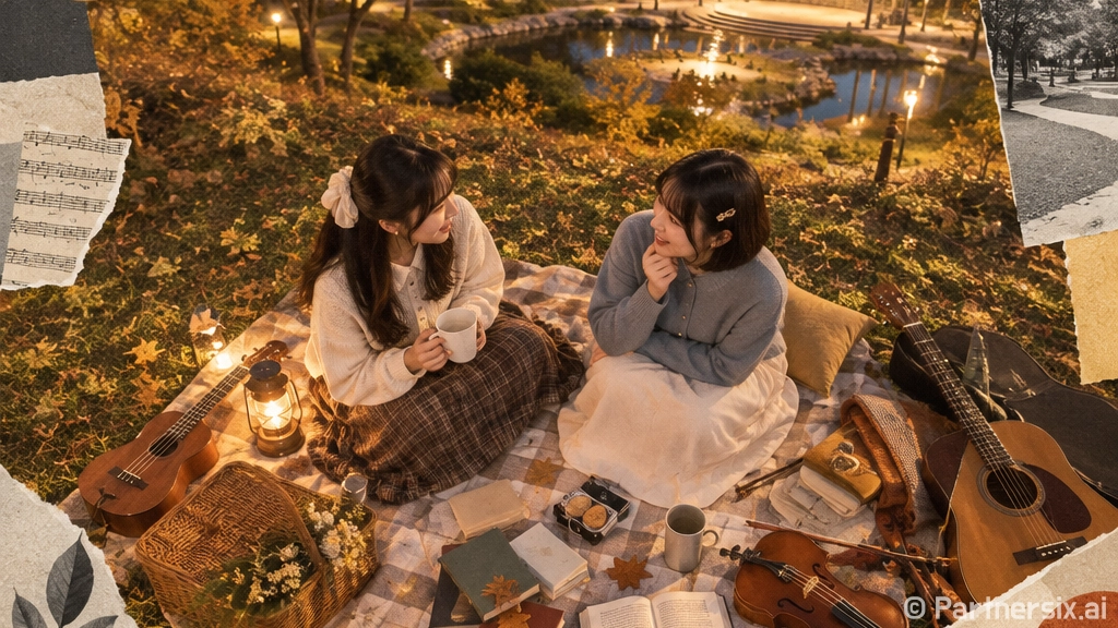 의정부 음악정원서 만끽한 가을밤 피크닉