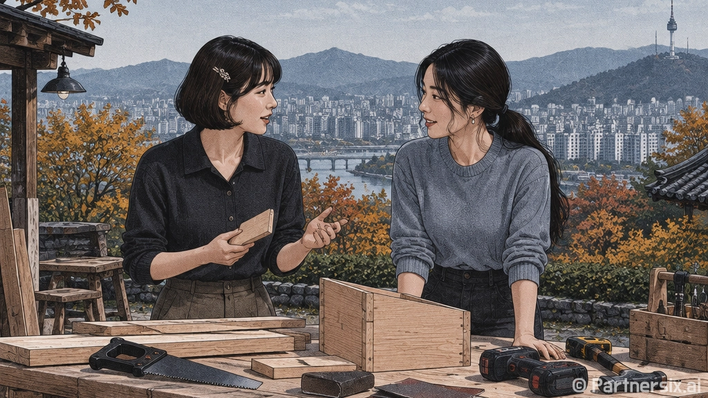 가을맞이 국산목재 목공체험 행사