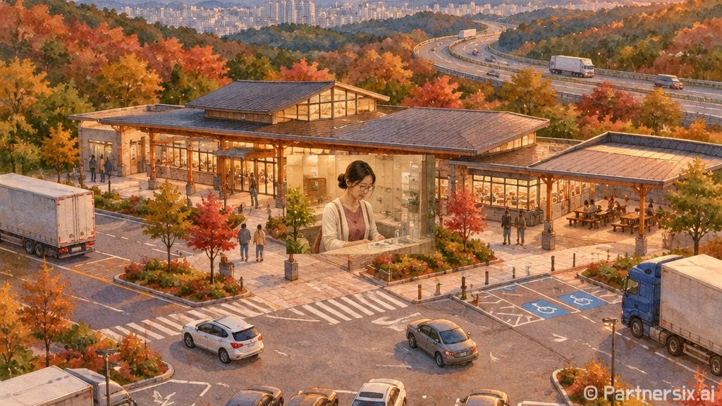 수도권 제1순환 고속도로 구리휴게소의 매력