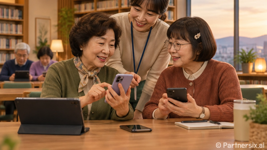 퇴계원도서관 시니어 스마트폰 교실 개강