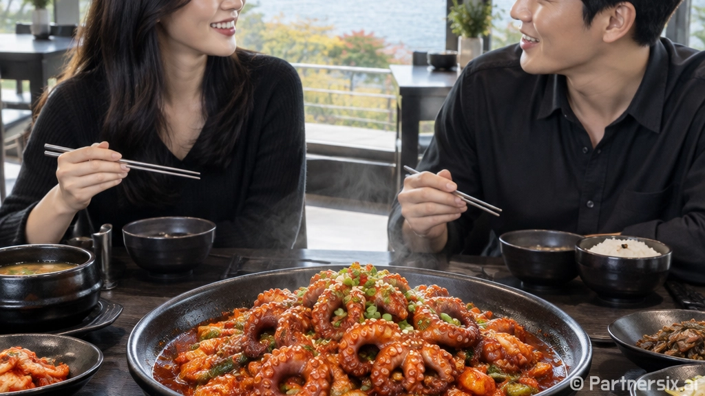 백운호수 맵시낙지, 매콤한 낙지로 건강 챙기다