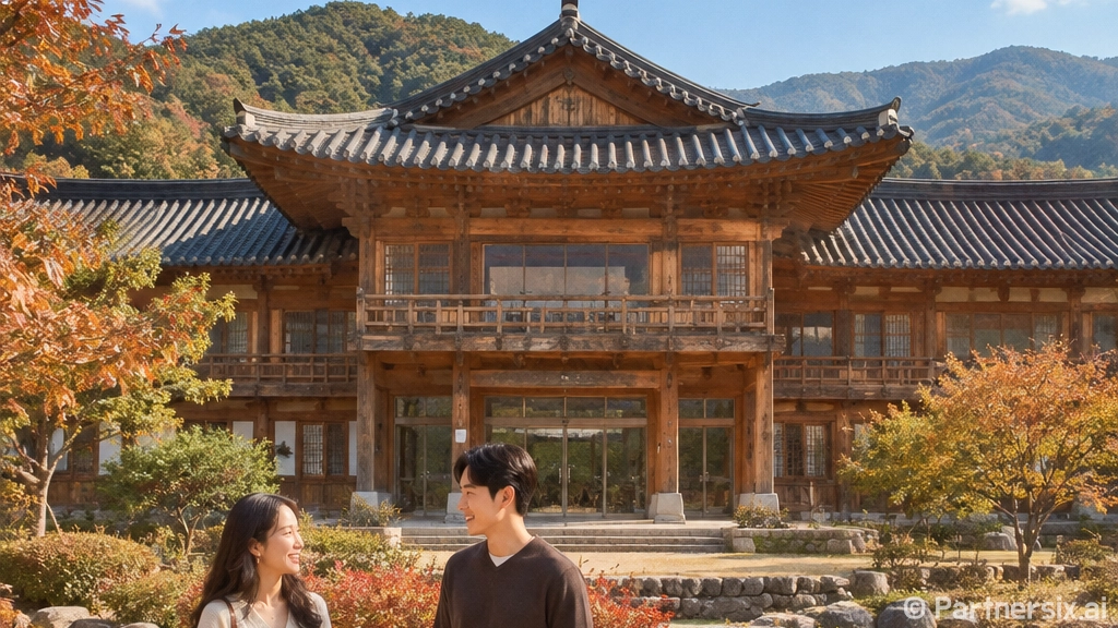용문산 단풍과 프랑스 문화의 만남