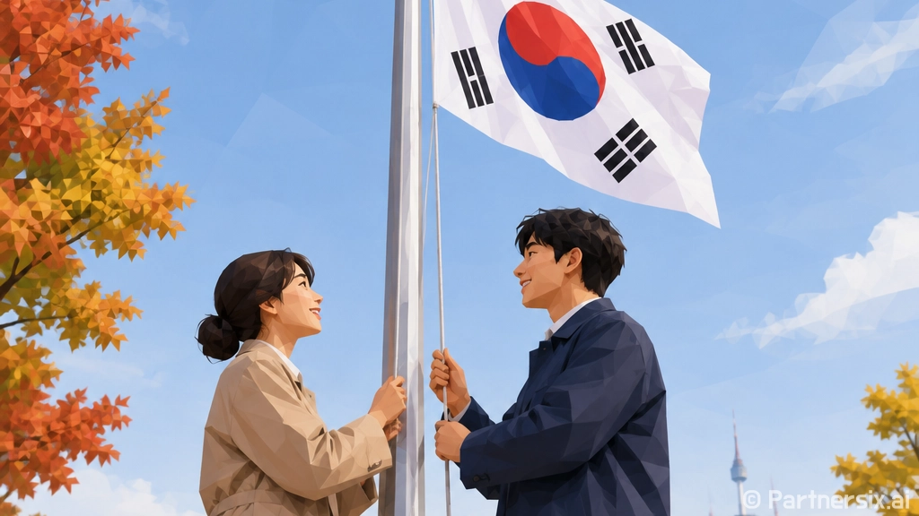 10월 국경일 태극기 게양법과 의미