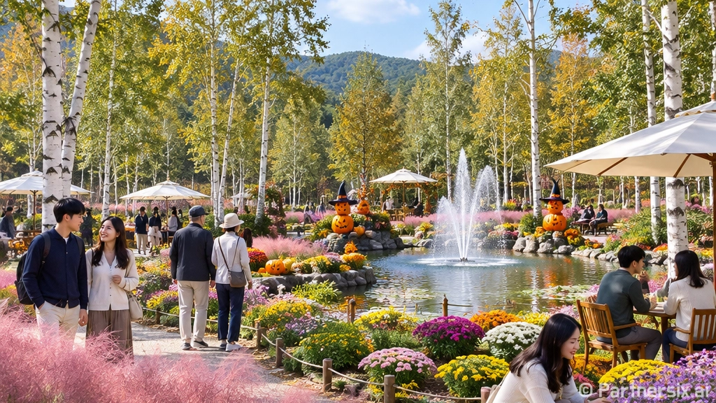 용인자작나무숲 가을꽃축제 힐링 명소