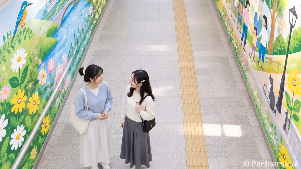 세마역 지하보도, 주민 손길로 안심 벽화길 변신